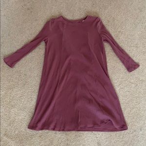 Open Back Swing Dress
